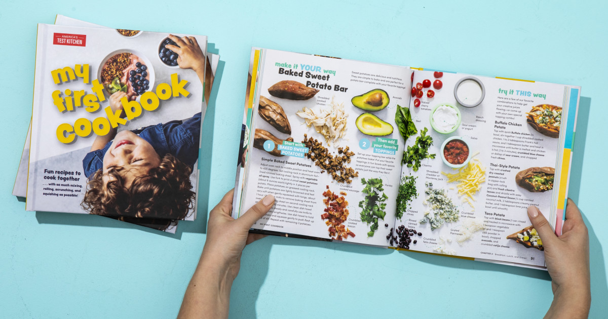 A New Cookbook for Young Chefs ages 5 to 8 America’s Test Kitchen